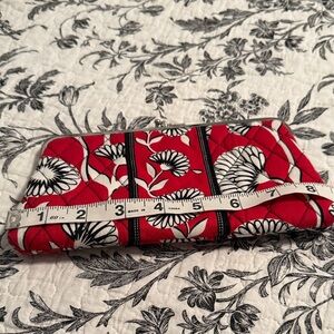 Vera Bradley Red Floral Clutch